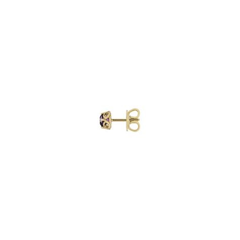 interlocking g gucci earrings|Gucci 18k amethyst earrings.